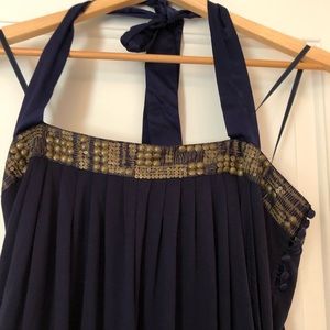 Ted Baker embellished drape dress